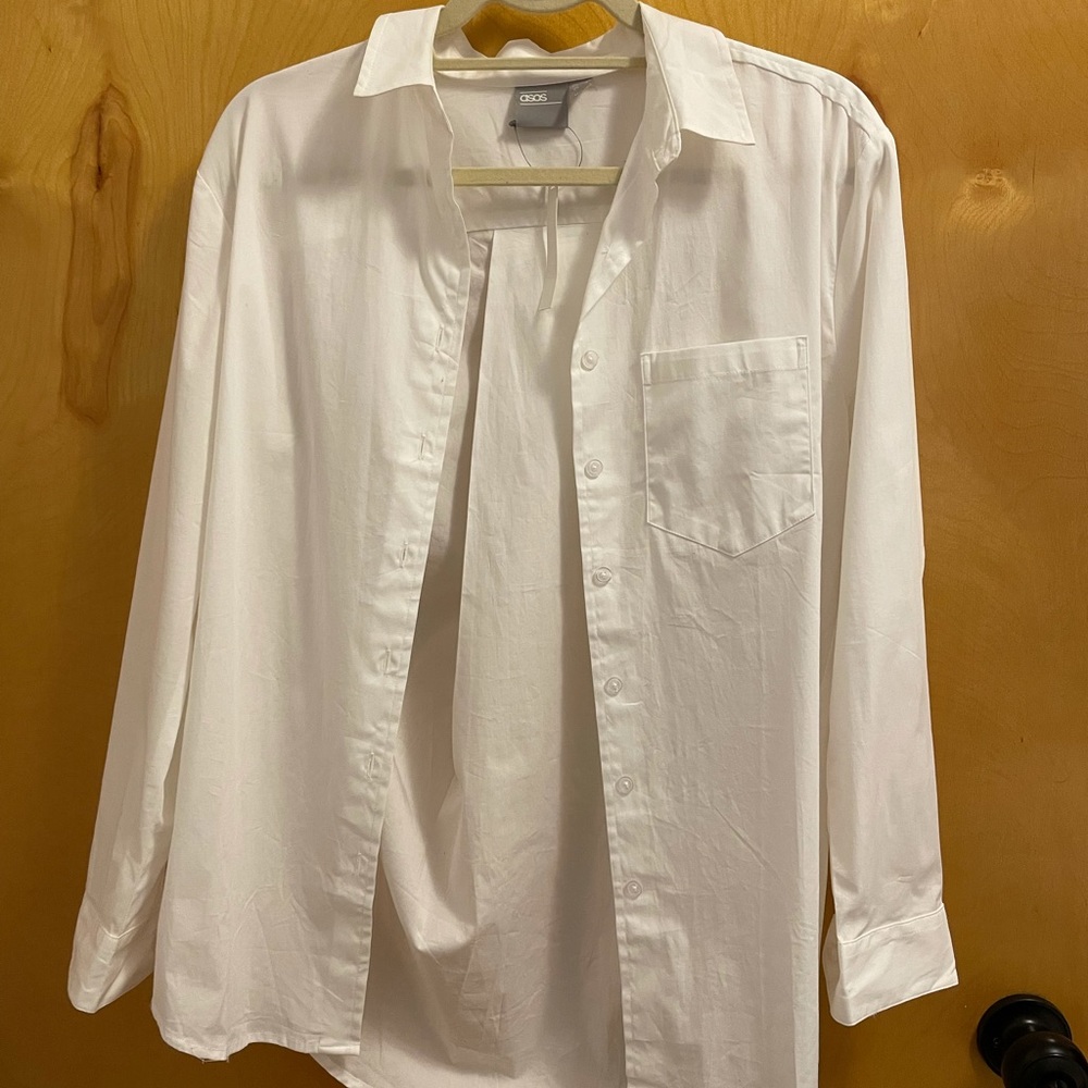 ASOS white button down